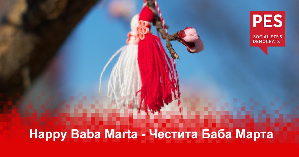 Baba Marta is the tradition that celebrates blossom after the winter. Happy Baba Marta!

@psdbiroupresa <a href="/BSP_Bulgaria/">BSP</a>