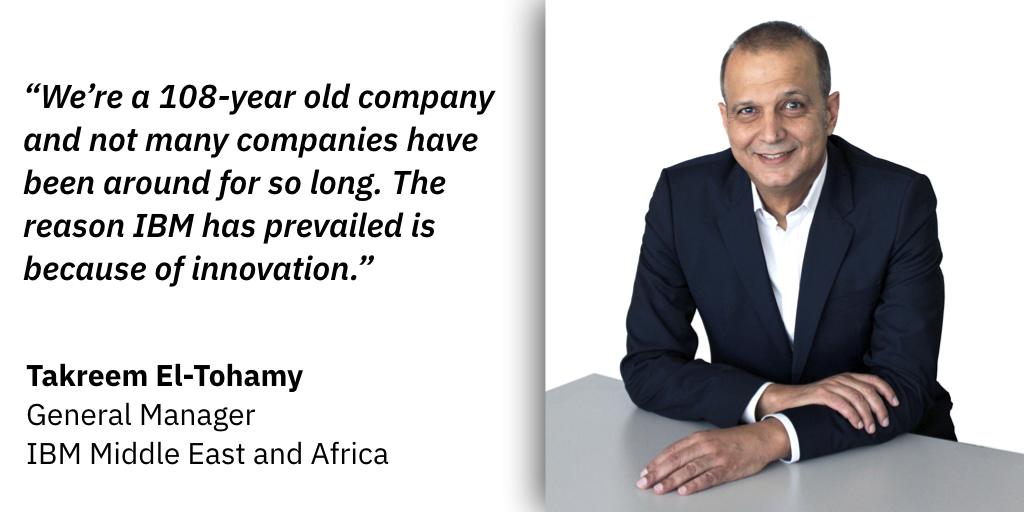 Watch Takreem El-Tohamy, General Manager for IBM Middle East and Africa, discuss <a href="/IBM/">IBM</a>'s transformation and commitment to #Africa on @CNBCAfrica's #CaptainsofIndustry show bit.ly/2TB9mWD
