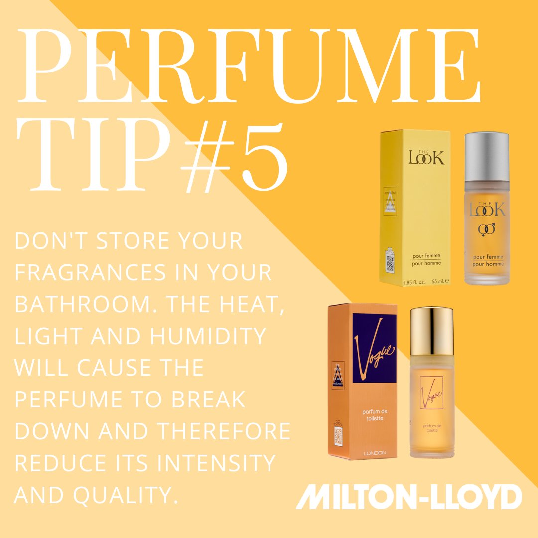 MiltonLloyd's tweet photo. #PerfumeTip - If you're guilty of storing your fragrances in your bathroom then we'd advise against this, by placing them on your dressing table or perhaps even your bedside, you'll ensure that the quality, as well as the intensity of the fragrance, is maintained. 🌟 https://t.co/LWgi85QxLA