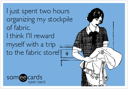 MySewingBoxUK's tweet photo. Because we all know it’s the best reward! 🤣 https://t.co/ppATWvZfiA
