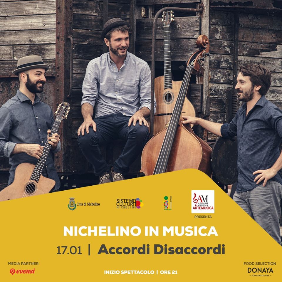 amusart's tweet photo. Accordi Disaccordi all' #OpenFactory di #Nichelino!
👉 Venerdi #17gennaio, ore 21:00
🎟️ Ingresso gratuito
@AccorDisaccordi #NichelinoInMusica 
#concerto @comunenichelino 
#jazz #manouche #swing #italianhotswing #music #friday17 #freeentrance https://t.co/f0WHAoY9pI