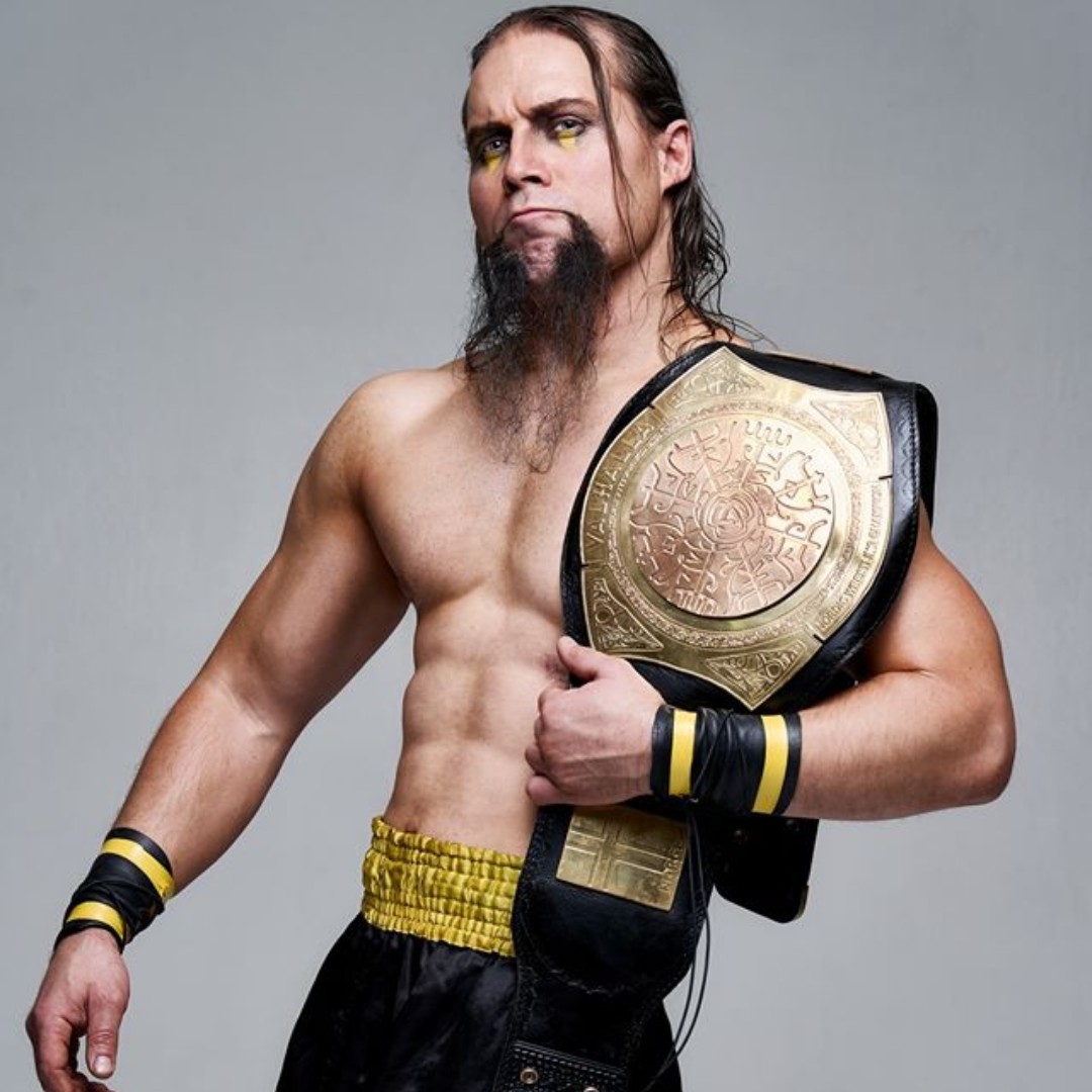 SthlmWrestling's tweet photo. ...and NEW Champion!
En av de mest luttrade veteranerna i Nordisk Wrestling: STARK ADDER  vann Frank Anderssons  Nordiska Mästerskap i Finland mot The Helsinki Hammer, SALOMON STRID.
Foto: Simonen https://t.co/kSR9FSpLH3