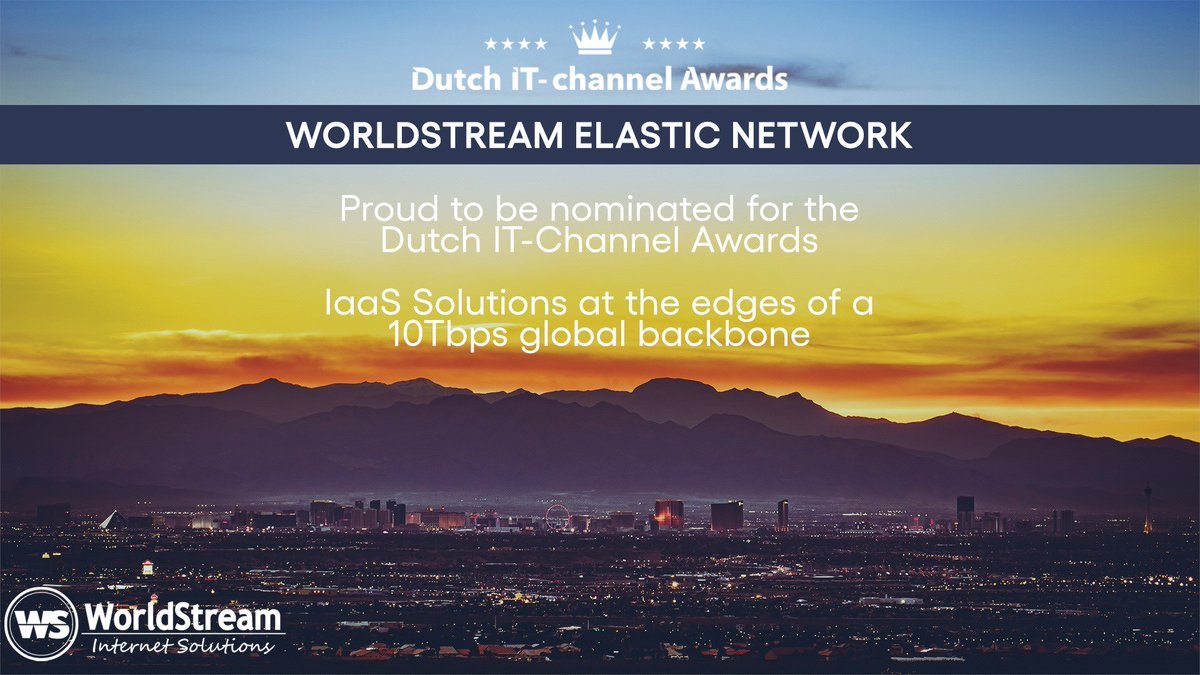 worldstream's tweet photo. Today is the big day! The Dutch IT-Channel Awards will be hosted in true Las-Vegas style and our team attending the event got their tuxes ready. Thank you for giving us your vote and now let’s keep our fingers crossed!
#DutchITChannel #DutchITAwards https://t.co/O28AVcrI3C