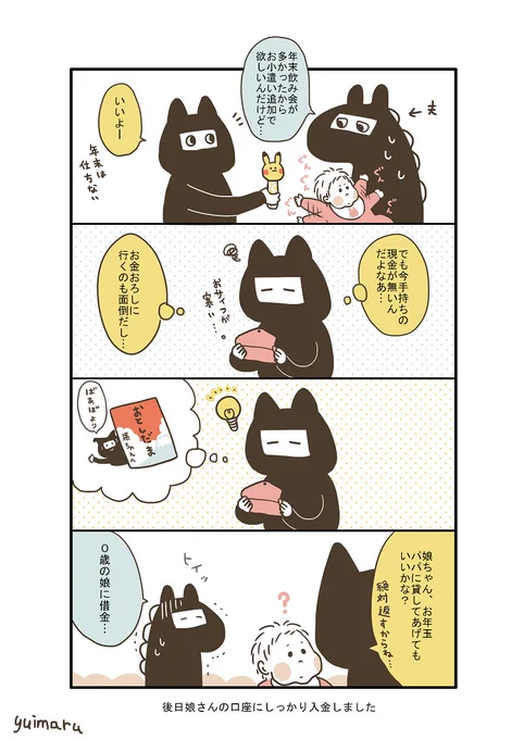 1月は娘さんが一番お金持ち

#2019oct_baby 