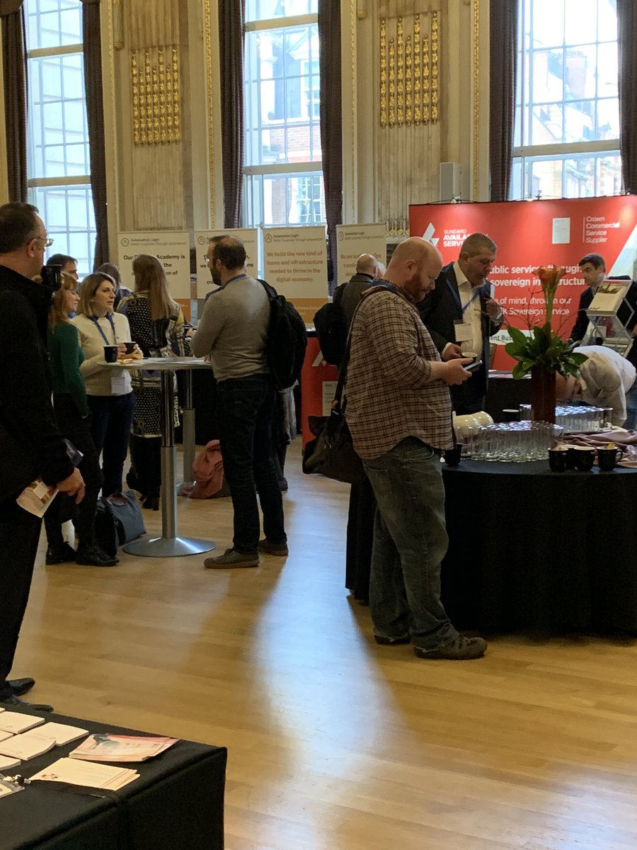 PublicSectorCo's tweet photo. Coffee time at #cloudsolutions20 in Westminster with @NHS_SBS
@GDSTeam @NHSDigital @LGfL @SungardASUK
@Agilisys @AutomationLogic @awscloud @InnopsisUK
@softcat
 
https://t.co/H7EWSguTV6 https://t.co/XyynAxuudA