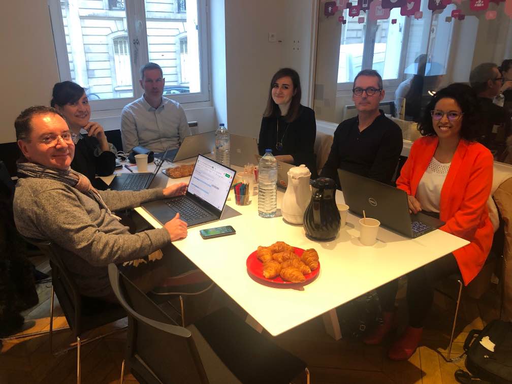 we_are_inbound's tweet photo. [#IMF20] La journée de pitchs à #Paris pour le prix de la Meilleure Stratégie #Inbound #Marketing 2020 est lancée ! Notre jury se tient prêt à vous accueillir 📢 Alliance Bio Expertise @cniel @DELTADORE_FR @digitaleo @Guest_Suite @mynatorigins @TeraltaCRH Bonne chance à tous🤞 https://t.co/mrtfvCAIBj