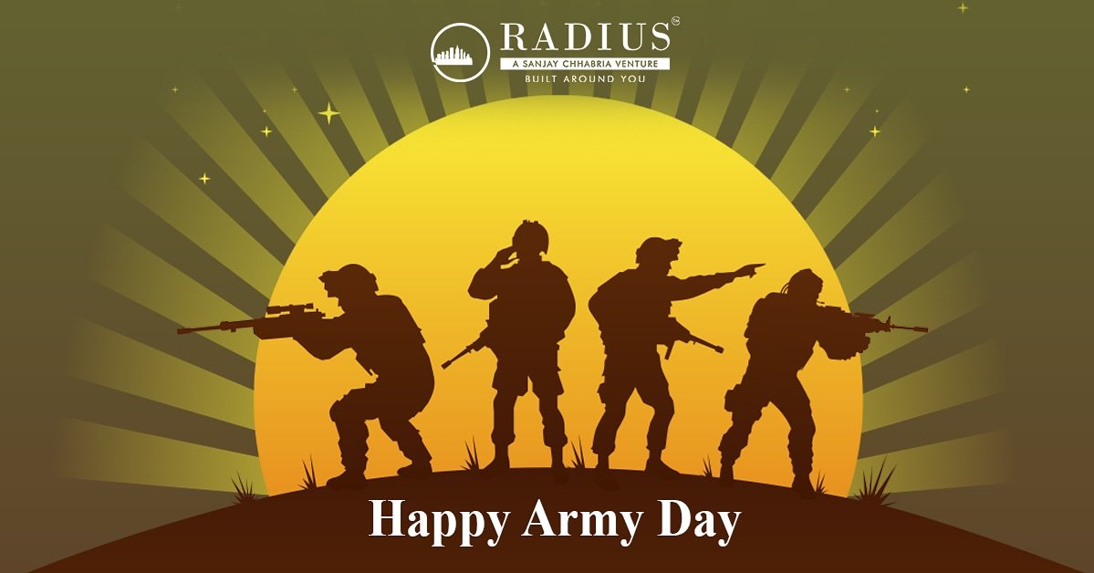radiusdeveloper's tweet image. On this Army Day Radius Developers salute the indomitable courage and valour of our soldiers.
#army #indianarmy #valour #courage #indianarmyday