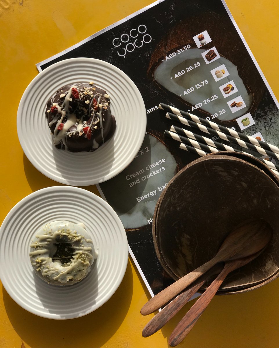 Our donuts are light, chewy and bursting with flavor. 🤤 

They come in two flavors, matcha mint and chocolate and are available at wildflowerpoke.com