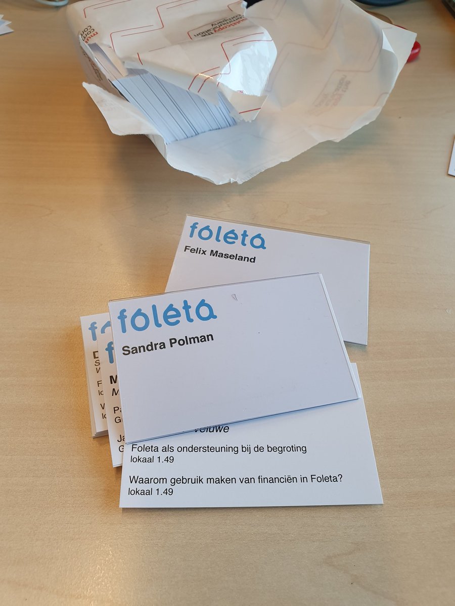 De gebruikersdag staat weer voor de deur! Druk met de laatste zaken.