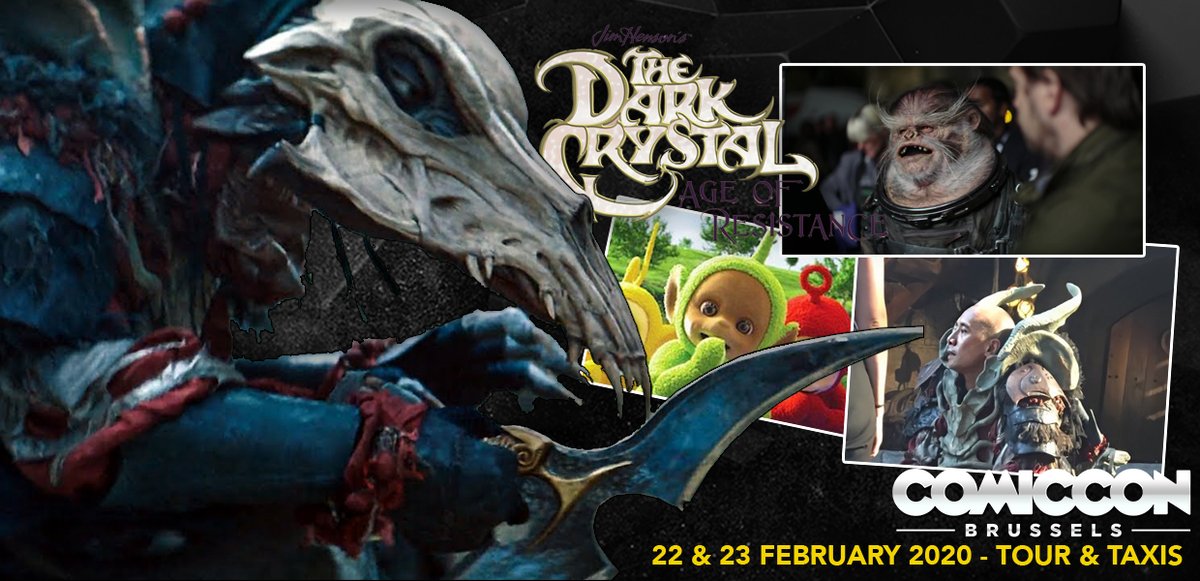 Nick Kellington aka SkekMal from #TheDarkCrystalAgeOfResistance is coming to Comic Con Brussels 2020! Buy your discount tickets now, before prices go up! comicconbrussels.com