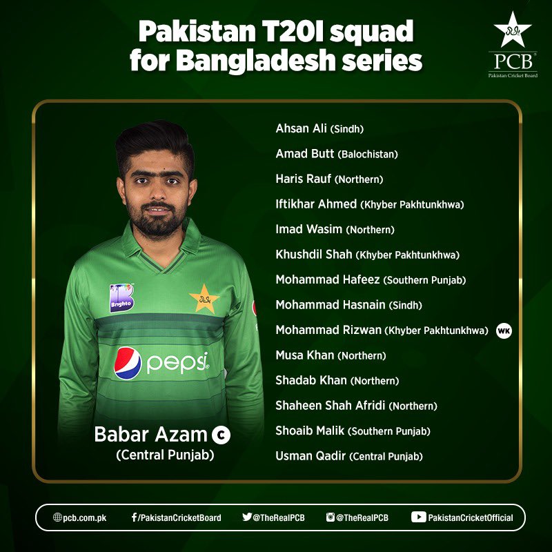 ZAbbasOfficial's tweet photo. Some expected changes,great to see the inclusion of Haris Rauf! 😄 https://t.co/KEGqE8GBLt