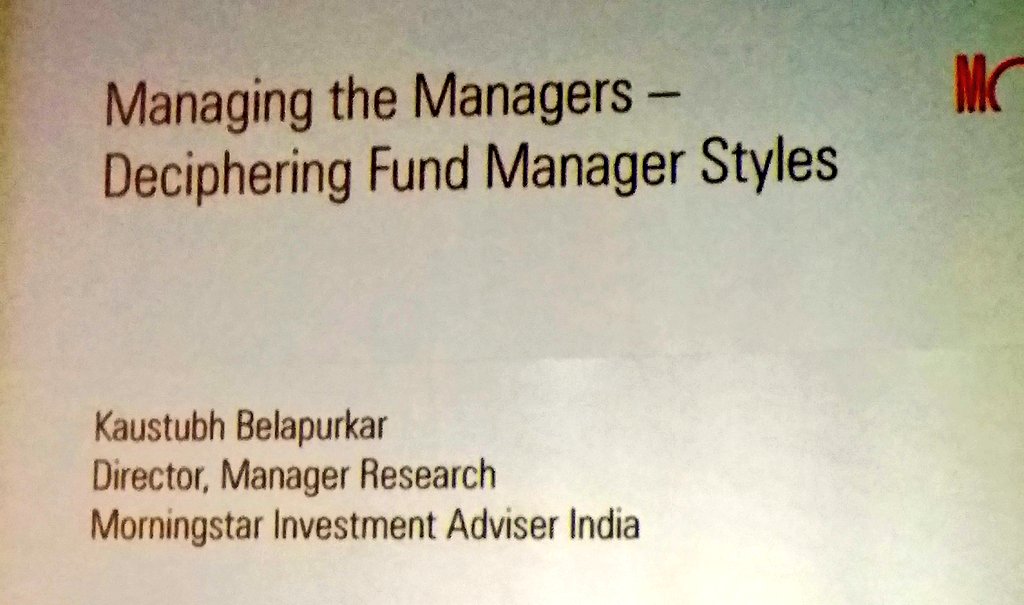 DeepakRKhemani's tweet photo. @in_morningstar #advisorforum
@MstarKaustubh @larissafernand
Managing the managers
Fund managers styles https://t.co/e11ySZKa6W