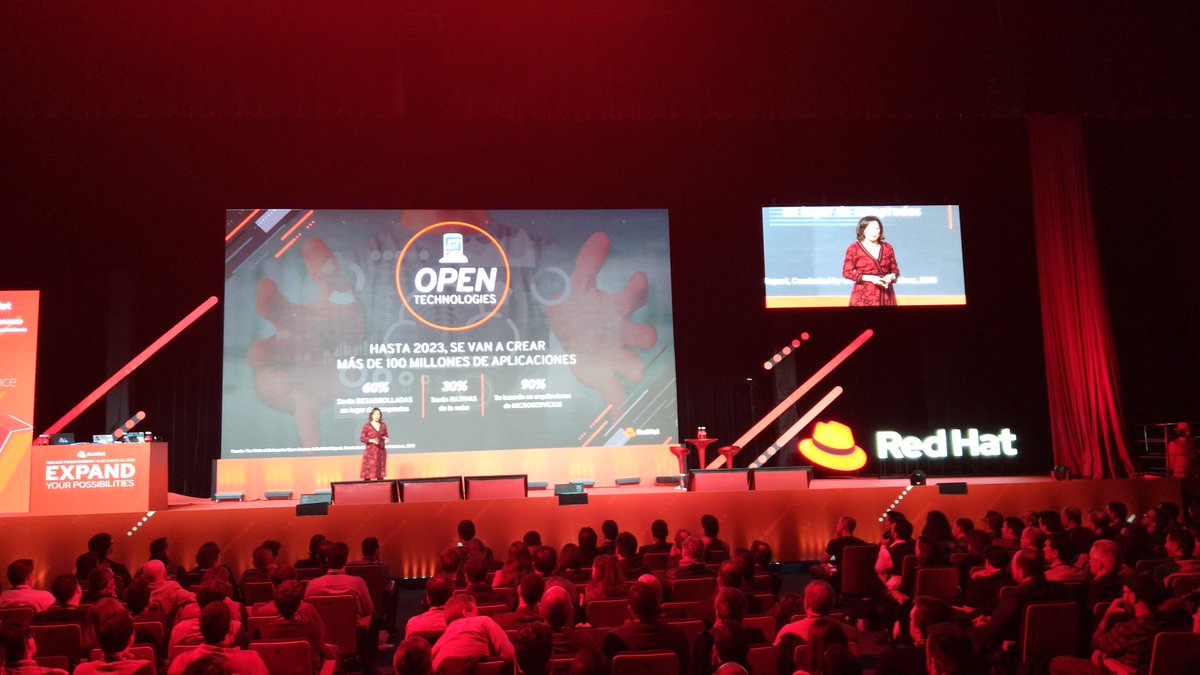 trblservices's tweet photo. Hoy nos toca disfrutar y aprender en Red Hat Forum Madrid, el más concurrido de la historia, ¡más de 2.000 personas!
#redhat #redhatforum #opensource #OpenTransformation #cultureofinnovation #redhatforummadrid #somosTribalyte https://t.co/x4JZerurWB