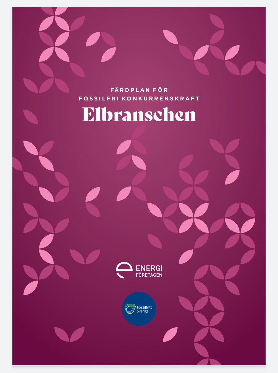 Hela färdplanen för elbranschen ligger nu på vår hemsida! 
fossilfritt-sverige.se/fardplaner-for…
#färdplanel #fossilfriafärdplaner