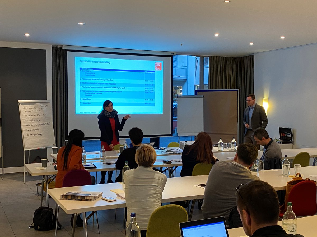 Unser gestriger Employer Branding Workshop geleitet von Great Place to Work Switzerland gab den Teilnehmenden hilfreiche Tipps und Tricks für das Arbeitgebermarketing. 
#wirtschaftsfoerderung #olten #workshop #greatplacetowork
