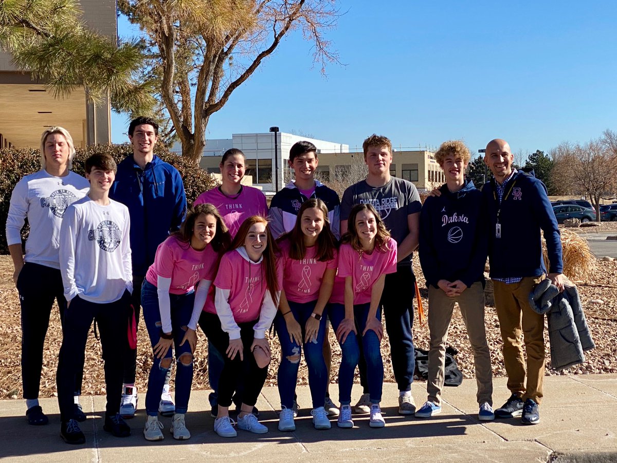 Had the opportunity to spread some cheer to some of the strongest fighters, doing everything they can to kick cancer's butt! proud of all involved & so grateful to take part Always impressed with watching Dakota Ridge young people out in the community! @DRHS_Athletics @drhsHOOPS