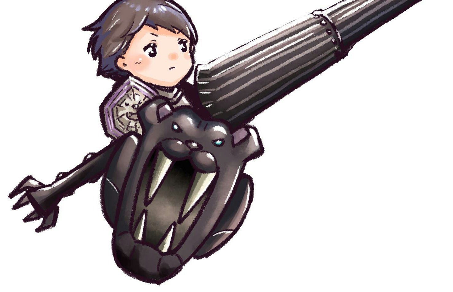 テク テクに狩る 管理人 大葉さんにヘッダーを描いていただいた時におまけとして貰ったイラスト 何度見てもかわいい T Co Pvjuvxovew Twitter