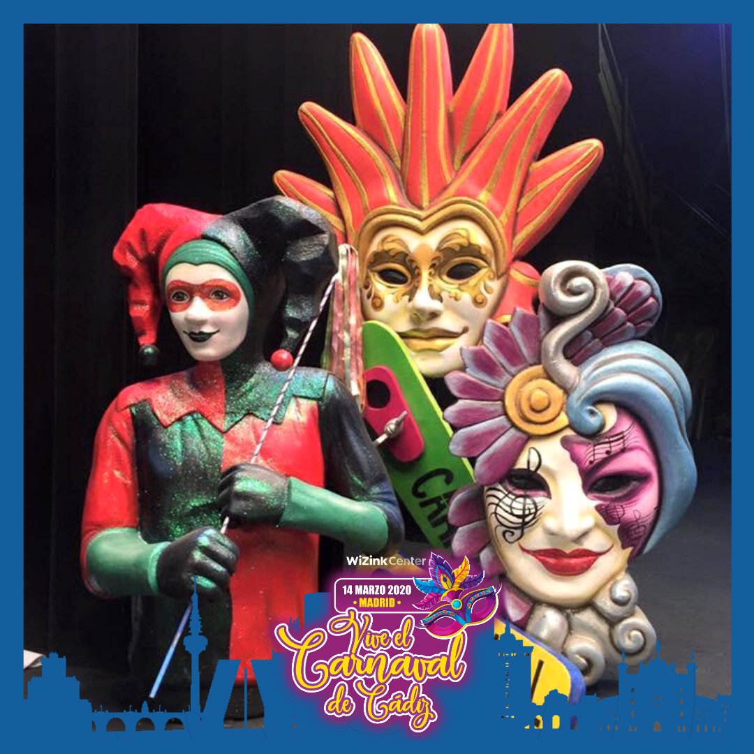 Vivecarnavalmad's tweet photo. Todo buen #Carnaval tiene algo en común: ¡los decorados!🎭 
Y es que los maestros artesanos dedican muchas horas para conseguir grandes decorados y escenografías para hacer llegar la magia a cada rincón del Carnaval.🎉🙌 

¿Tenéis ganas de verl nuestros decorados? https://t.co/0rzOePuD8i