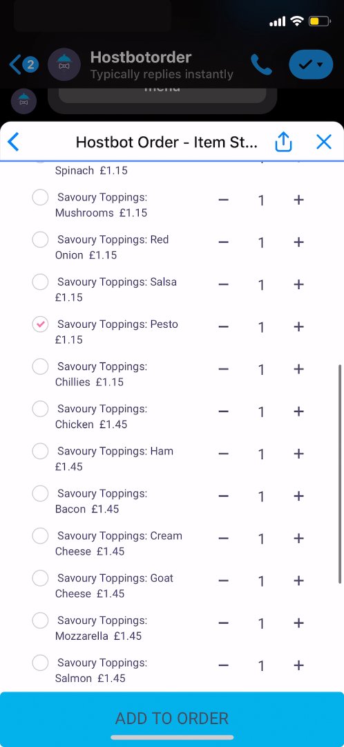hostbotuk's tweet image. Most options we've seen for an dish