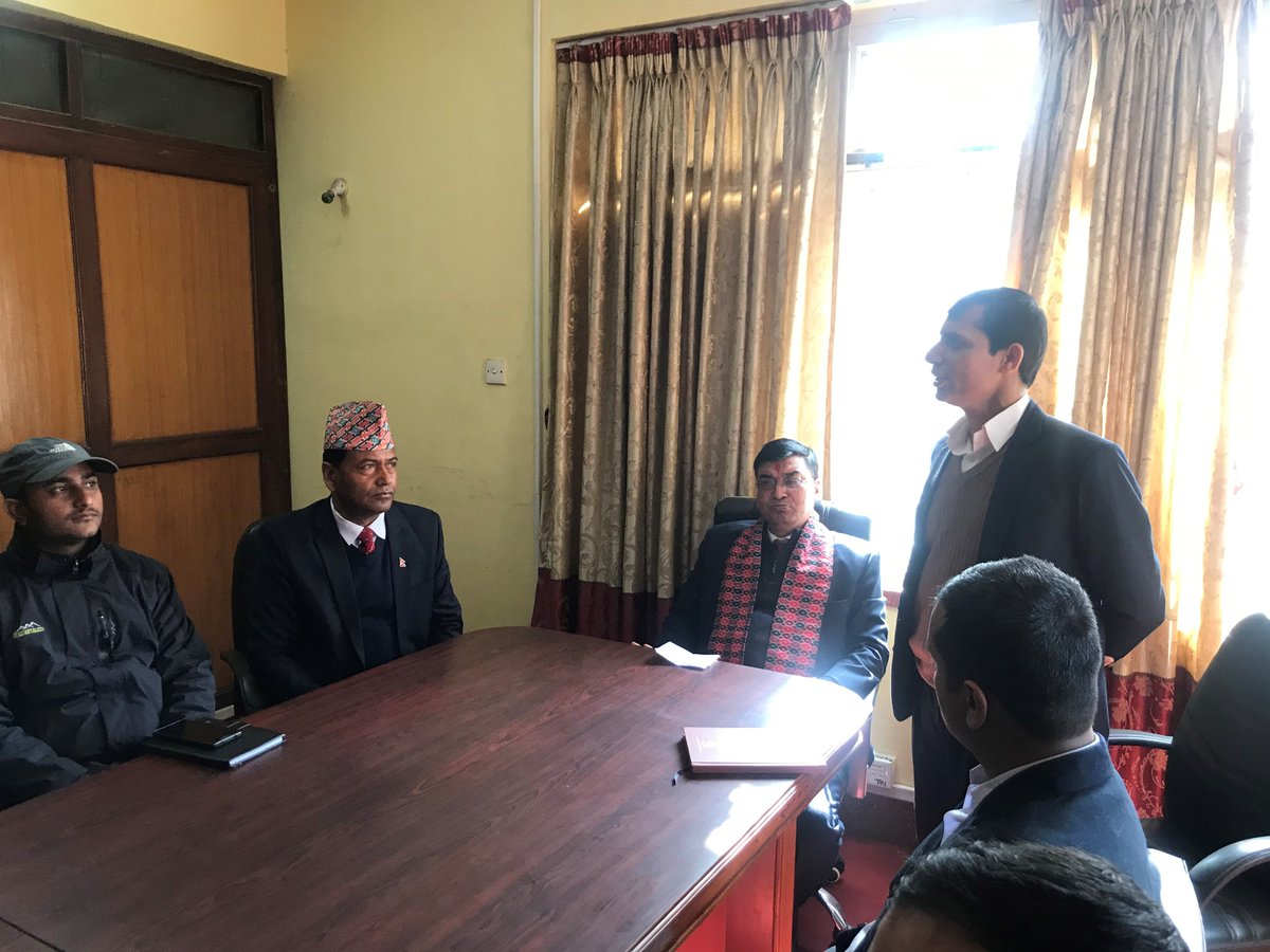 doitnepal's tweet photo. महानिर्देशक श्री प्रेमशरण श्रेष्ठ ज्यूको स्वागत कार्यक्रम https://t.co/hcpI2iLFQJ