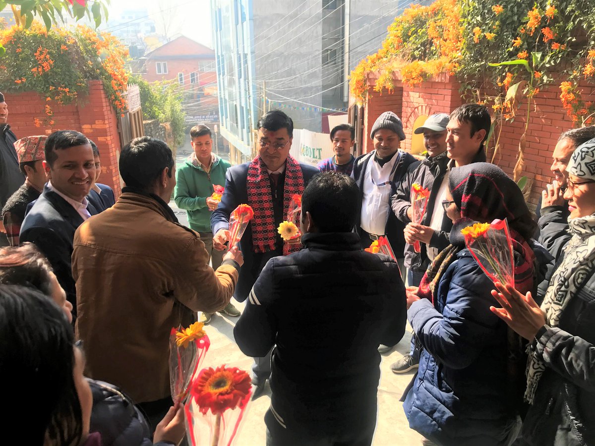 doitnepal's tweet photo. महानिर्देशक श्री प्रेमशरण श्रेष्ठ ज्यूको स्वागत कार्यक्रम https://t.co/hcpI2iLFQJ