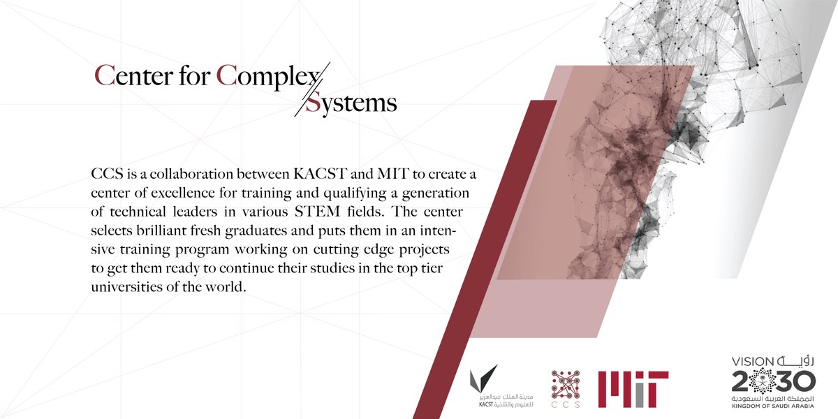 Center for Complex Systems (@ccs_kacst_mit) on Twitter photo 