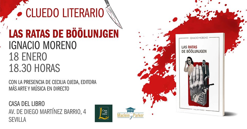 Rocio_Blue's tweet photo. Este sábado 18 por la tarde en Casa del Libro de Viapol tenemos Cluedo Literario con @igansio y el trío acústico, Cottom Club, que pondrá música de jazz a una tarde fantástica. ¡Os esperamos! @MacleinyParker @_naufragos https://t.co/yzQnaJNjM1