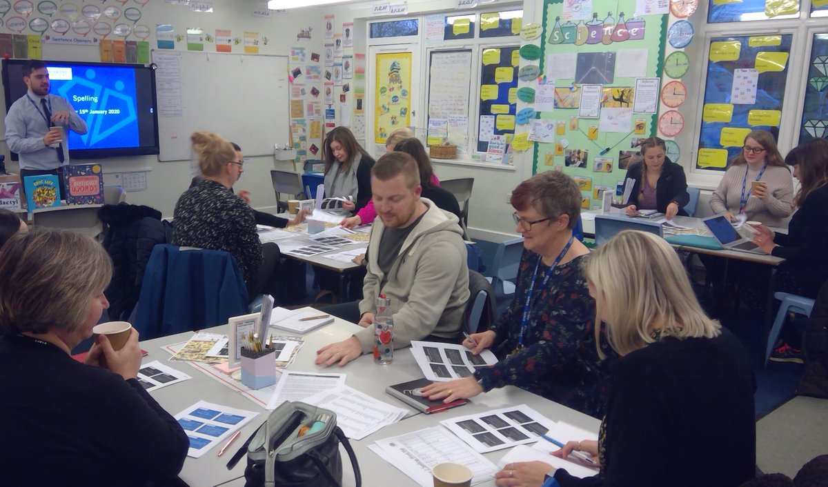 diamond_epl's tweet photo. Our St Neots Hub Professional Development Meeting yesterday - workshops focussing on developing spelling, developing oracy, encouraging greater depth writers and closing the vocabulary gap. Thank you to those who facilitated! #cpld #English #teaching https://t.co/qDp1Lc9DL7