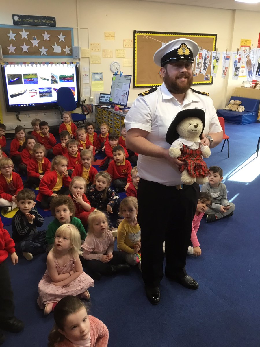 SHCPChorley's tweet photo. Nursery and Reception had a special visitor today, Mr Worthington from Chorley Sea Cadets. Mr Worthinghton told us all about the Sea cadets and the Navy. Thank you Mr Worthington we enjoyed your visit! #SHCPChorleyYearN https://t.co/DijCercVwn