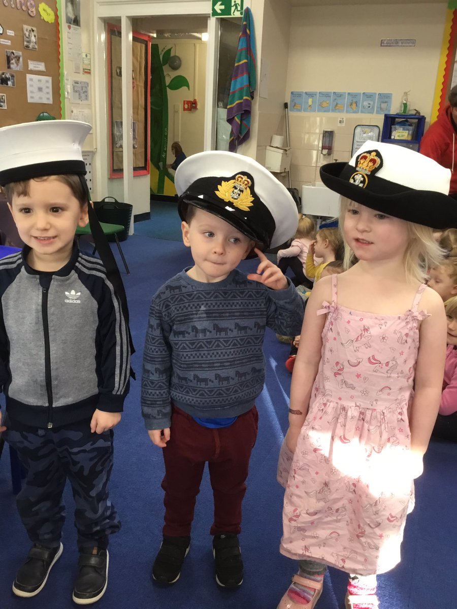 SHCPChorley's tweet photo. Nursery and Reception had a special visitor today, Mr Worthington from Chorley Sea Cadets. Mr Worthinghton told us all about the Sea cadets and the Navy. Thank you Mr Worthington we enjoyed your visit! #SHCPChorleyYearN https://t.co/DijCercVwn