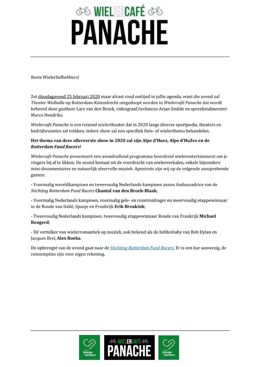 Wielercafé Panache tweet media