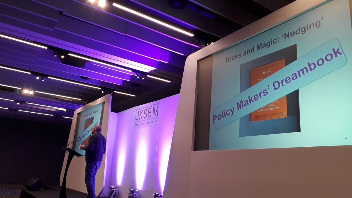 Dr Jane R Smith (@drjanersmith) on Twitter photo Great opening keynote at #uksbm2020 on habits by <a href="/BasVerplanken/">Bas Verplanken</a>, but nudging is not enough for meaningful change Great opening keynote at #uksbm2020 on habits by <a href="/BasVerplanken/">Bas Verplanken</a>, but nudging is not enough for meaningful change