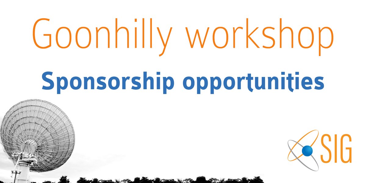 SatcomsIG's tweet photo. This year we have sponsorship opportunities available at our workshop in Goonhilly. For more information visit https://t.co/hbLHexdWcJ

#satcoms #satellite #lowerearthorbit #deepspace https://t.co/W0sHHFBC7b