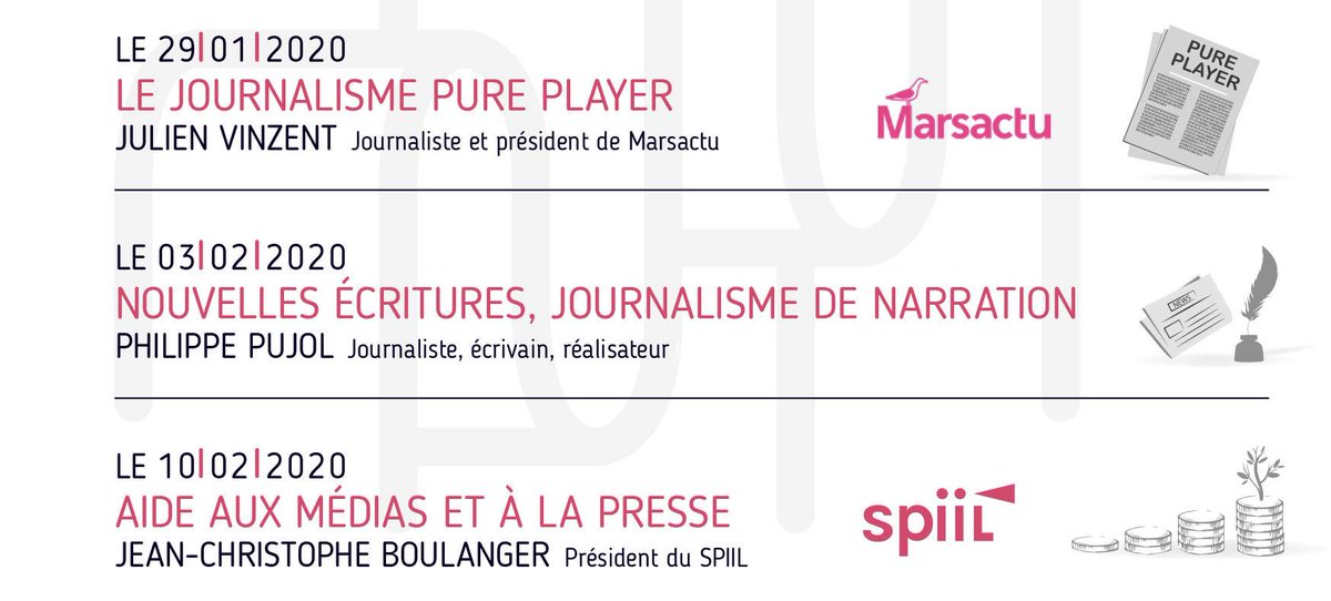MarsMedialab's tweet photo. On vous donne rdv pour nos prochains ateliers. 
Pour vous inscrire à l'une de ces séances ou découvrir notre programme d'accompagnement sur-mesure, contactez-nous. #journalisme #medias https://t.co/K701kCgpNc