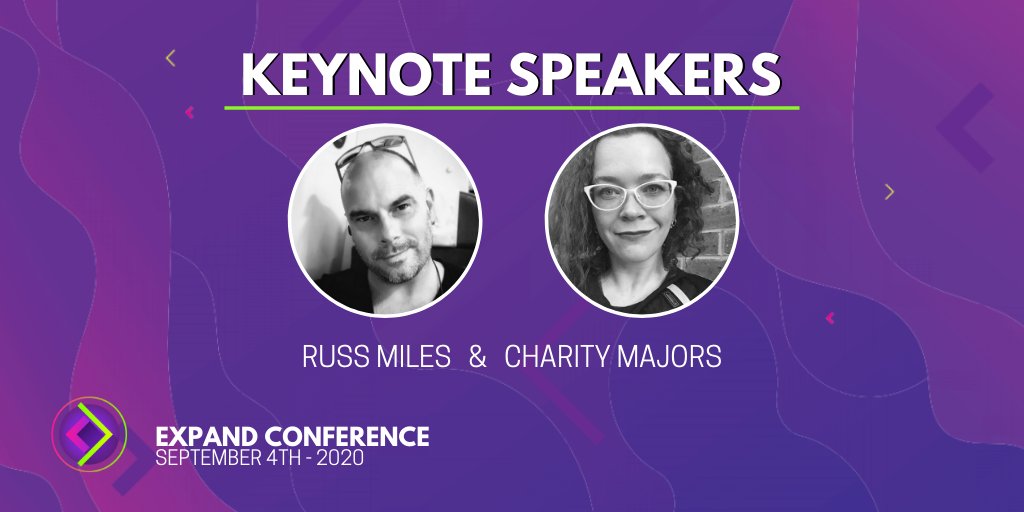ExpandConf's tweet photo. We are super happy to share the #expandconf 2020 KEYNOTE SPEAKERS with you! 🥳 A warm welcome to @russmiles and @mipsytipsy Join us in Mastering your Engineering Culture 💜 #Engineeringculture #teamdynamics #DDD #Continuousimprovement #manymore https://t.co/Jv8axIa4R0