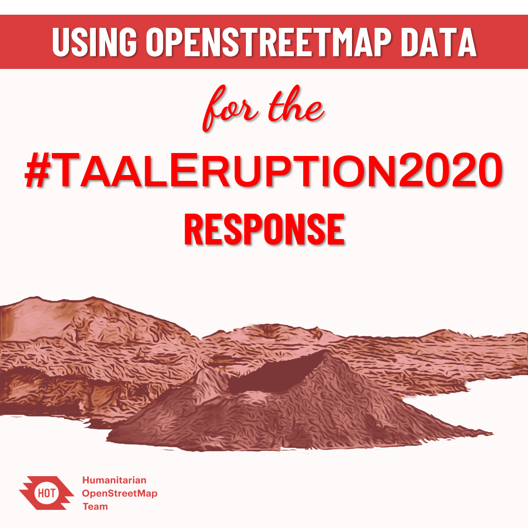 HOTOSM_Ph's tweet photo. No matter at which technical level you are, here's a guide on how to use OpenStreetMap data for the #TaalEruption2020 response: https://t.co/wrX9605zoh
#HOTPhilippines #HOTPh #TaalVolcano #RescuePH #ReliefPH #OpenStreetMap #OSM #OSMPh #humanitarian https://t.co/YWQ5fUij6D