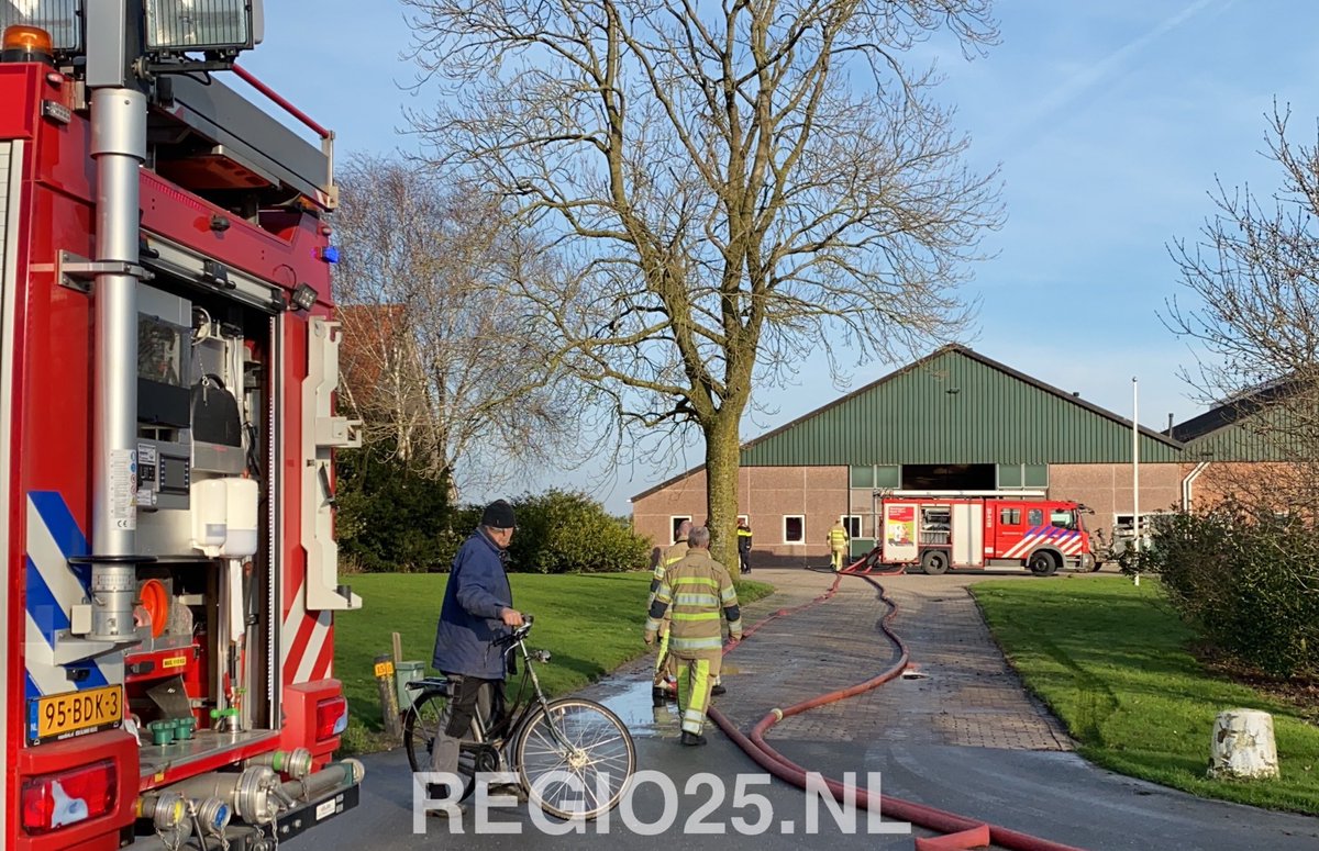 Melding brandweer Johannes Postweg Nagele