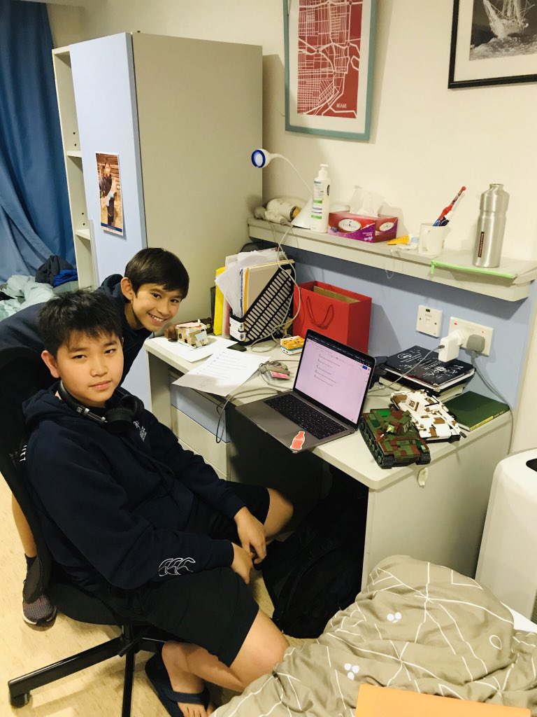 HHKSShackleton's tweet photo. A focused and productive evening of prep for the #boysofshackleton full of creativity and collaboration! Thursdays always end better when washed down with hot chocolate and marshmallows! @Harrow_HK @HeadHarrowHK #shackletonfamily https://t.co/fU8TTkGezu
