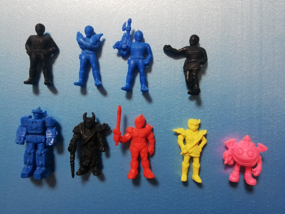 雪印戦隊ミニモデルコレクション 〇メガレンジャー 箱コンプリート