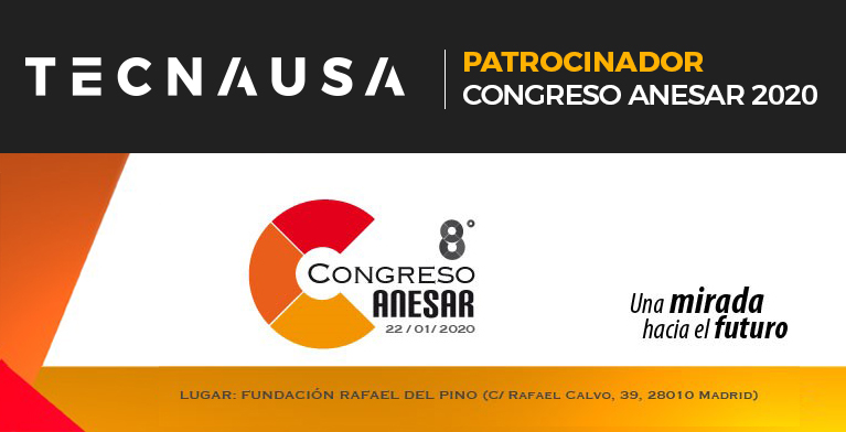 TecnausaRec's tweet photo. Tecnausa Patrocinador del #CongresoAnesar2020 que se celebra en Madrid el 22 de Enero con la mirada puesta en el futuro @infoanesar https://t.co/pPdmgxrxnU