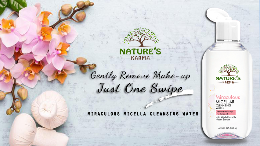 nature_karma's tweet photo. Removing make-up just got easier!
Introducing the miraculous micellar water by Nature's Karma.
Flipkart: https://t.co/SBtmyQFydU
#DiscoverNaturesKarma #cleanse #cleansingregime #natureskarma #naturalbeautyproducts #noharm #nopesticides #noparabens #noanimalingredients https://t.co/3DZiHZaVOC