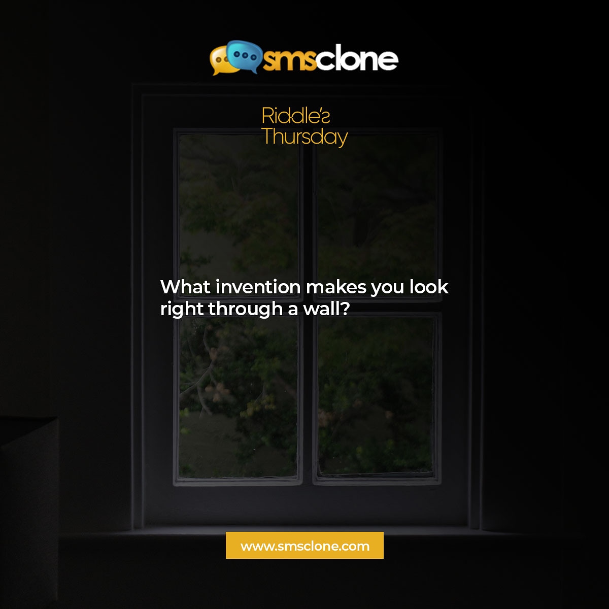 SMSclone's tweet image. Hey guys, it's our riddles Thursday!

#thursdayriddles
#riddlethursday #likebacknow #likeforlikes #followforfollowback #followforfollowers