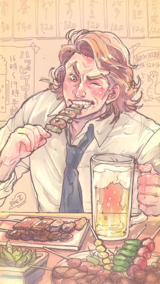 そういえばラーメン屋のビッテンフェルト(官僚から脱サラして独立)とか官僚ローエングラムチームとか営業のコプヤンとか色々描いてたな…  