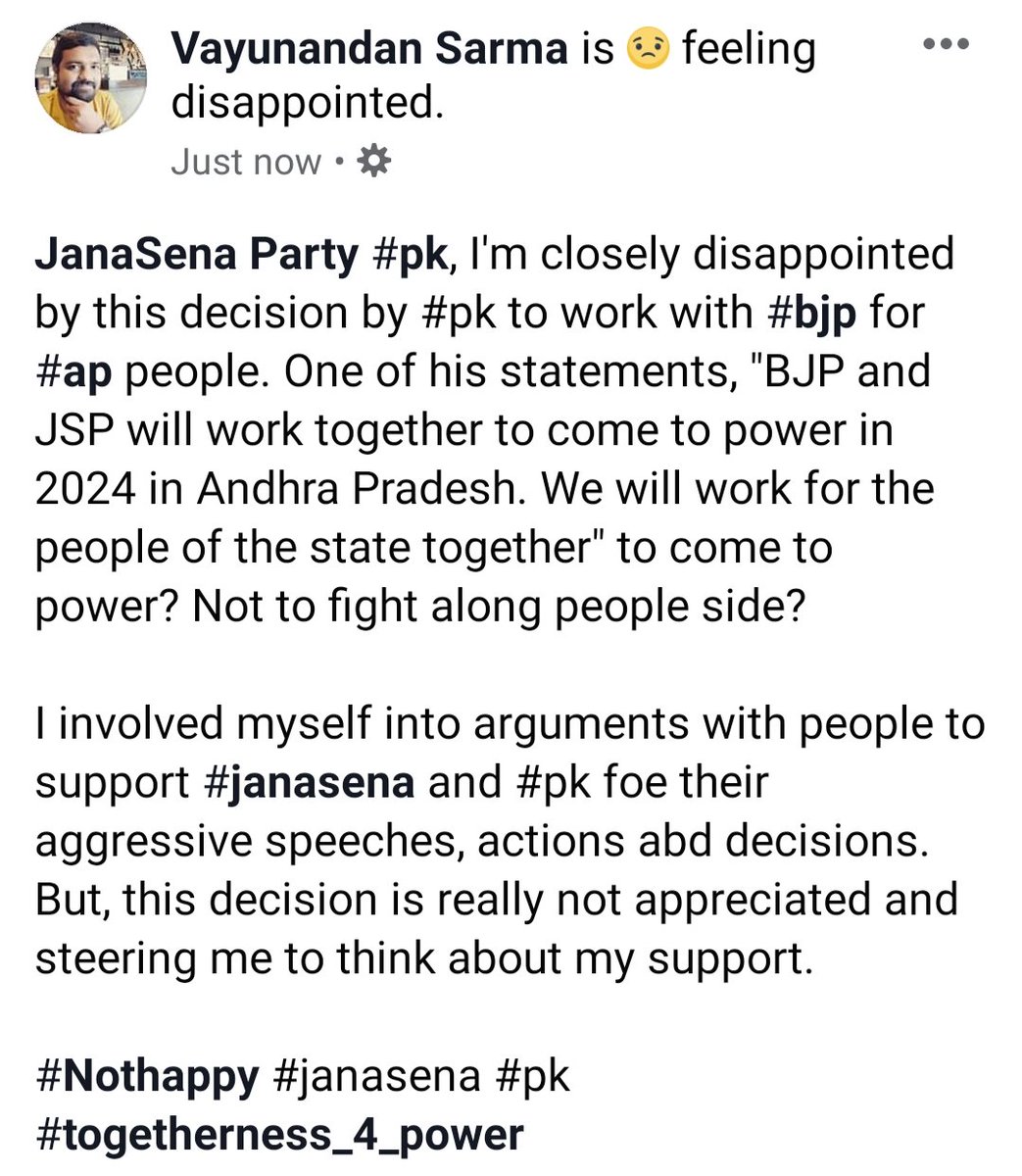 vayunandang's tweet photo. #JanaSena @PawanKalyan @JanaSenaParty https://t.co/ONTyOYBNSD
