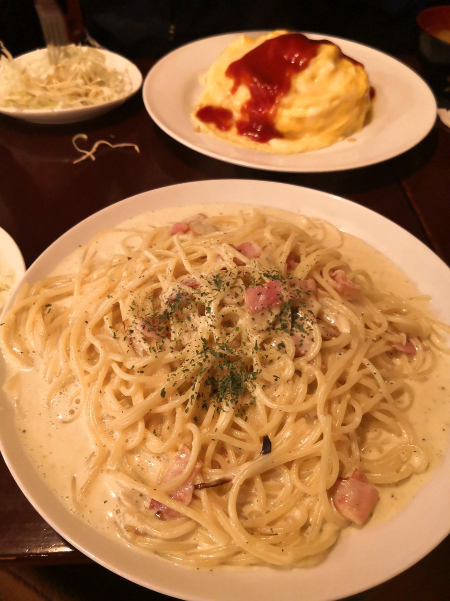 aki_69696's tweet photo. 久しぶりのダンボ！✨

ここのカルボナーラと、
オムライスは
やっぱり王道の美味しさです！！

いつ来ても、
実家のような安心感で
落ち着いてご飯が食べられます！☺

こういうお店は良いですよね！ https://t.co/qm0TyKNMHr