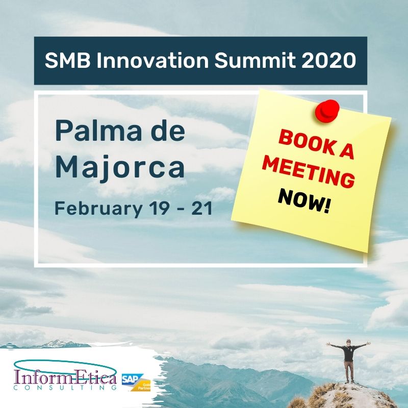 InformEtica_One's tweet photo. SMB Innovation Summit 2020. We will be there with more #Innovation, more #Production Solutions and more #Cloud #platform! Book a meeting and discovery more: https://t.co/sfHpeQnzbl
@SAP #SAPBusinessOne #SAPB1 #LPOne #PMI #SAPPartners #SMBSummit2020 #SMBInnovationsummit2020 https://t.co/2UnP0P9idI