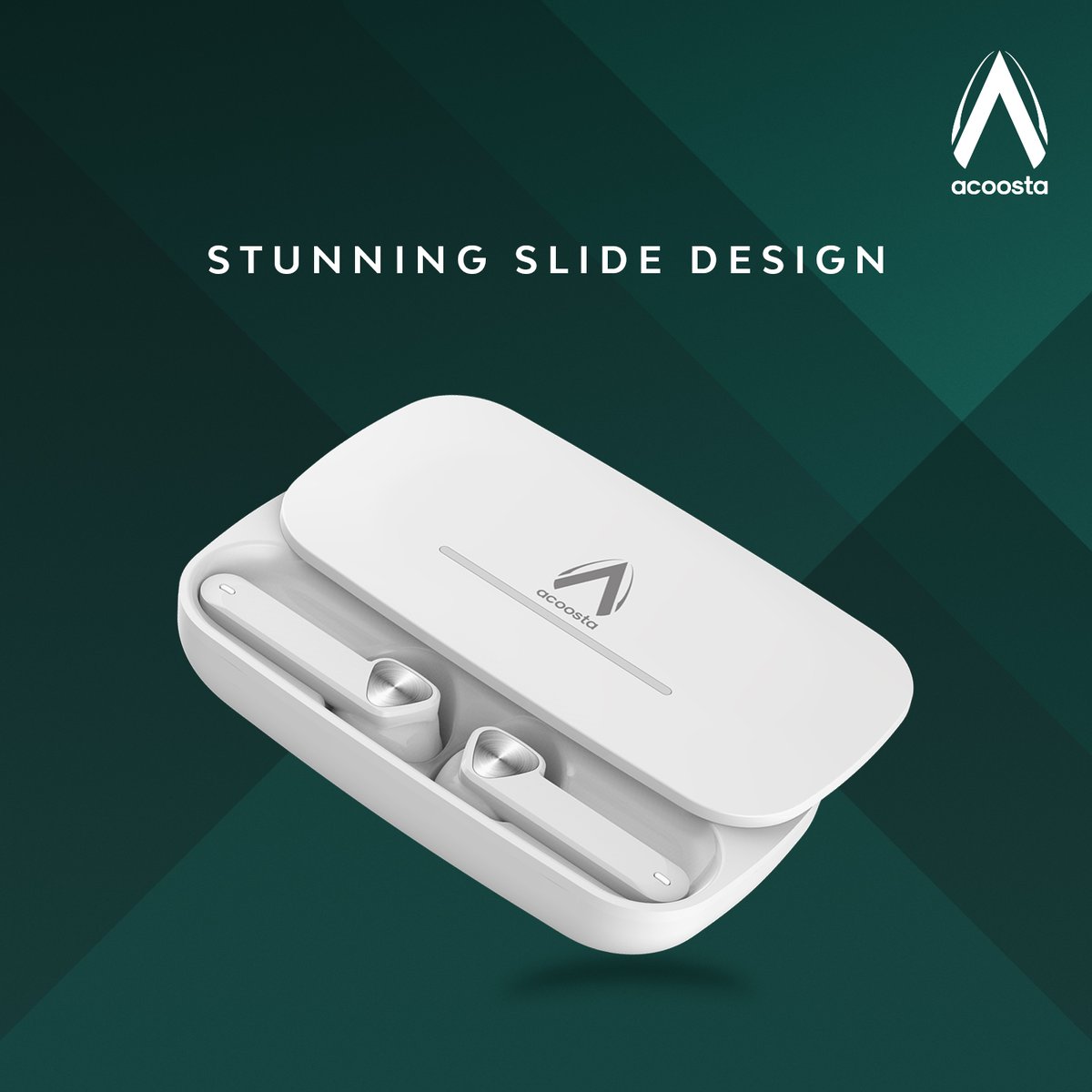 AcoostaAudio's tweet photo. Launching the TruBuds Slide: Welcome to the world of true wireless earbuds from @AcoostaAudio where Sleek Style meets Superlative Sound!
Now available on Amazon at an introductory price of 3999/-
Buy Now: https://t.co/7vH2lZPn4K 🙂 https://t.co/1YaTZUBIn2