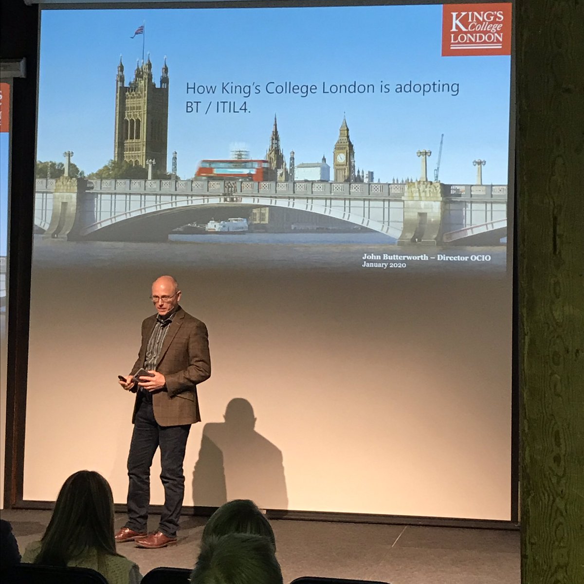 King’s College London is using #BusinessTechnologyStandard in their development. John Butterworth is telling how to adopt and combine BTStandard and ITIL4.  #DJP2020 #learnBT #manageBT #BusinessTechnology