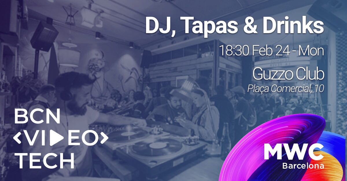 Amigos!!🙌🏼 We’re kicking off 2020 with a bang!💥
hosting a mega party during Mobile World Congress. Tapas 🍢, drinks 🍹, cool tunes 💃🏽🕺🏻 and network with your fave video community! And it’s free! 🤙🏼🤙🏼 Watch out for announcements to reserve your spot! #MWC2020