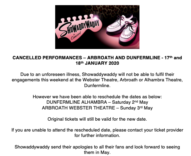 Showaddywaddy tweet media